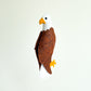 Handcrafted Felt Bald Eagle Ornament Patriotic Symbol