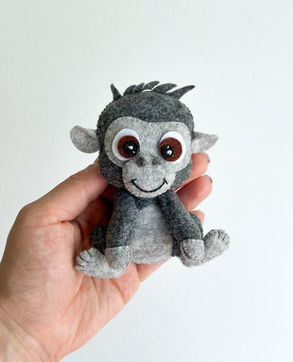 Felt Gorilla Ornament 