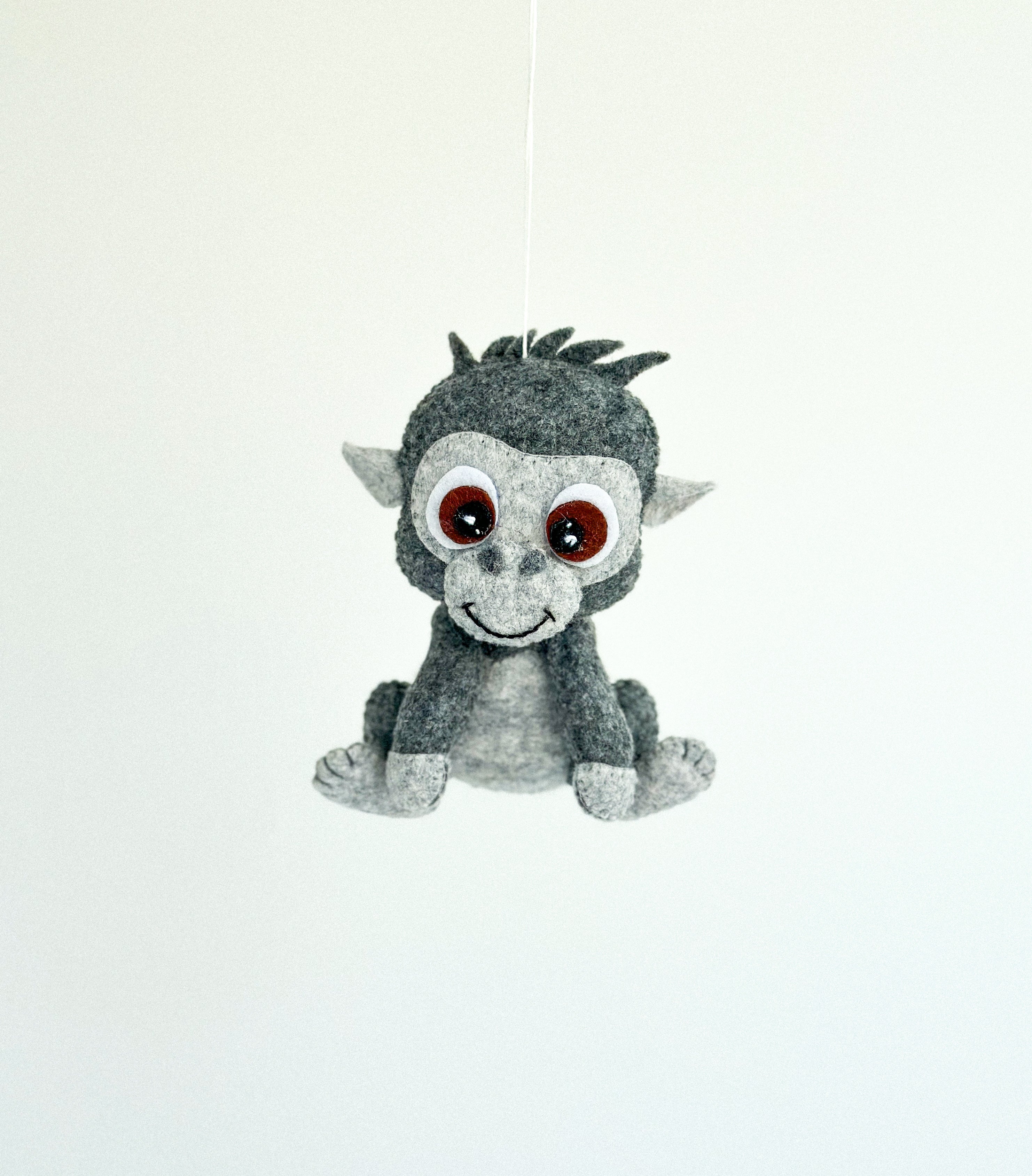 Felt Gorilla Ornament 