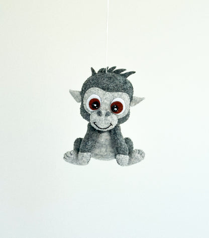 Felt Gorilla Ornament 