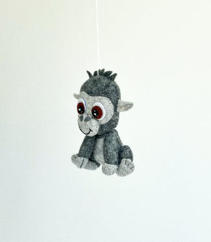 Felt Gorilla Ornament