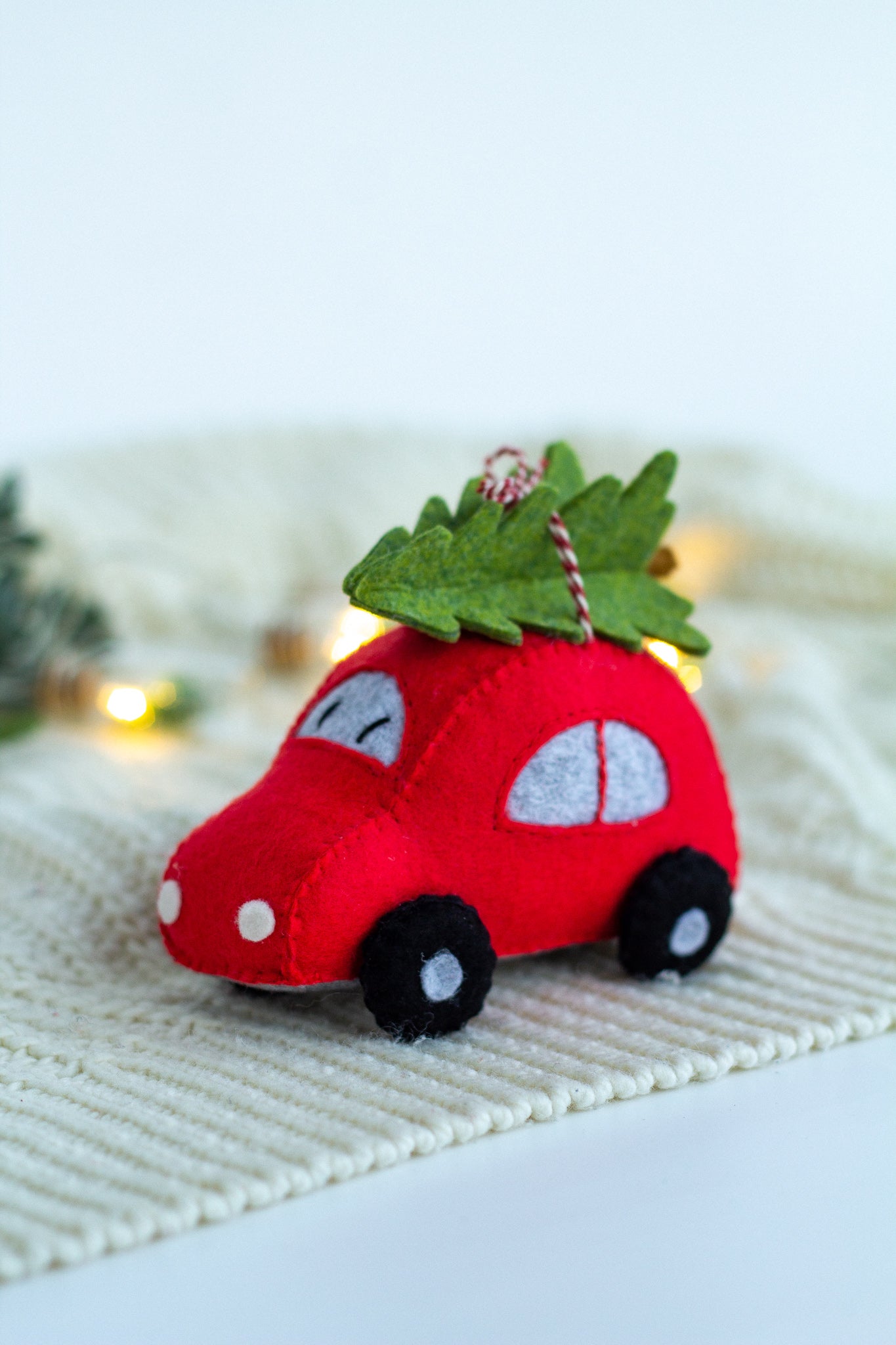 Car Christmas Ornament Felt