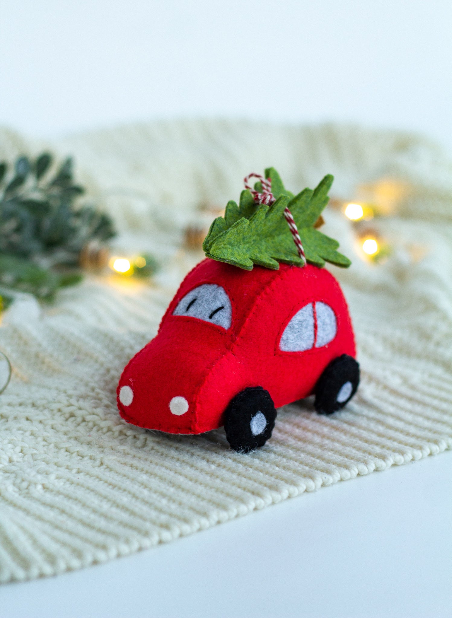 Car Christmas Ornament Felt