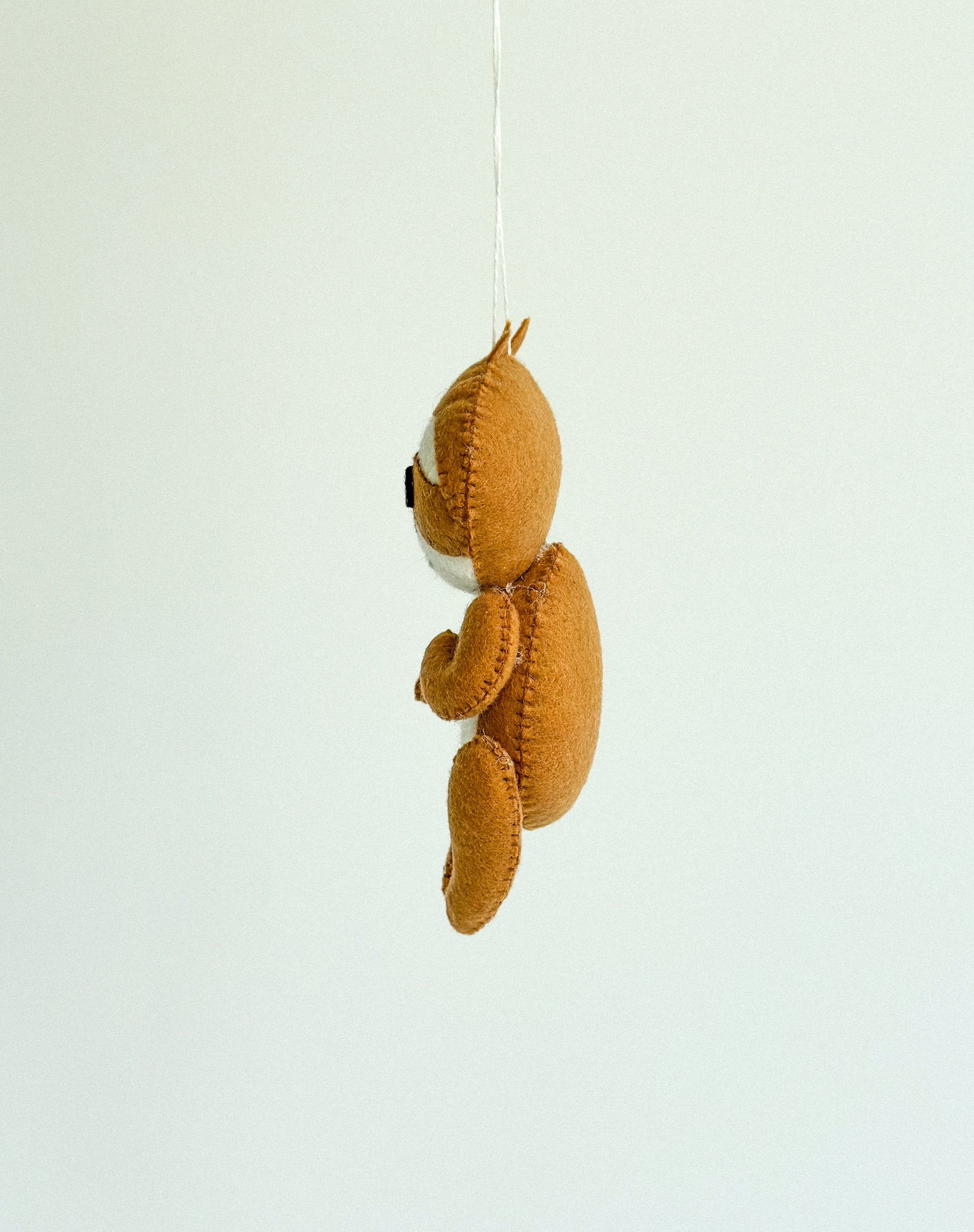 Handcrafted Felt Sloth Ornament