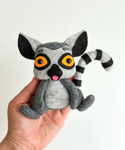 Felt Lemur Ornament