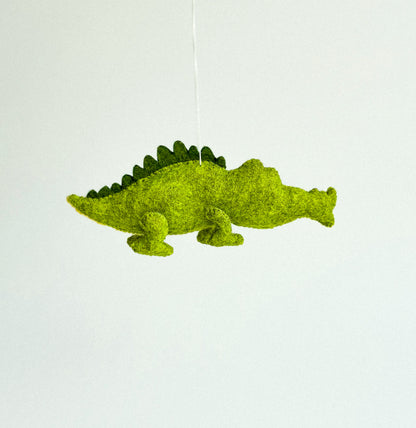 Felt Crocodile Ornament