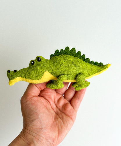Felt Crocodile Ornament