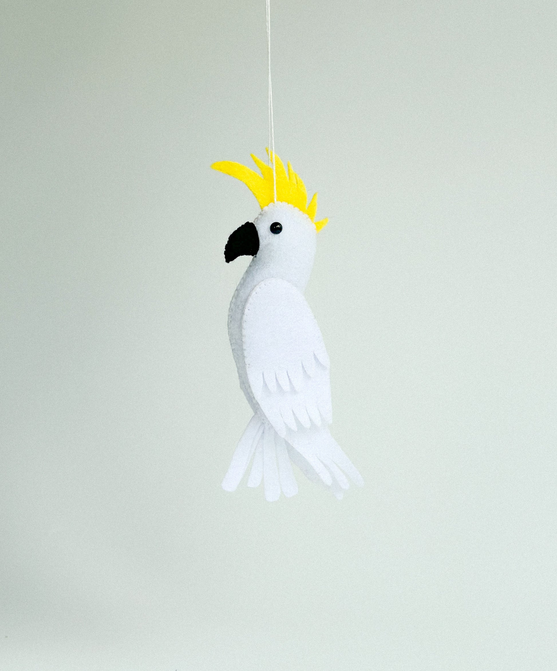 Handcrafted Felt Parrot Ornament