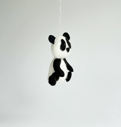 Felt Panda Ornament