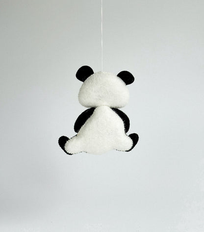 Felt Panda Ornament