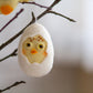 Egg Hatchling Ornament with Adorable Chicks and Fun Details, Easter chicken ornament, Easter decorations, Easter gifts, Easter Tree Decor
