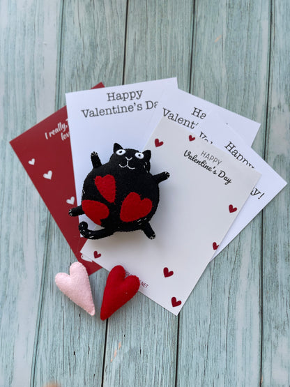 valentines day gift, handmade gift, handmade felt card, Handsewn Felt Gift, galentines card, Gifts for Girlfriend, Card for Husband, Pocket Hug Gift, valentines day card, Romantic card, Valentines gift, Boyfriend card, Personalized Gifts