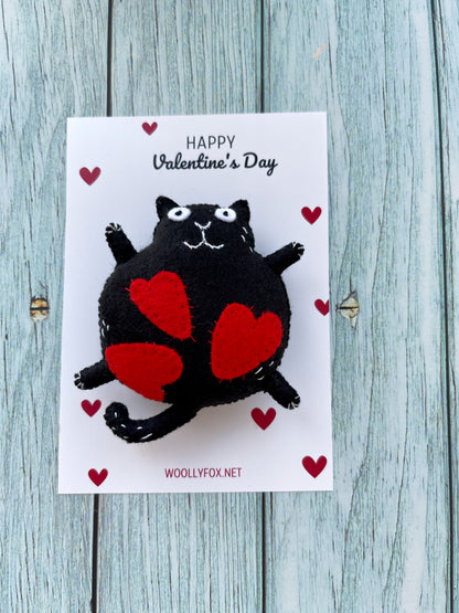 valentines day gift, handmade gift, handmade felt card, Handsewn Felt Gift, galentines card, Gifts for Girlfriend, Card for Husband, Pocket Hug Gift, valentines day card, Romantic card, Valentines gift, Boyfriend card, Personalized Gifts