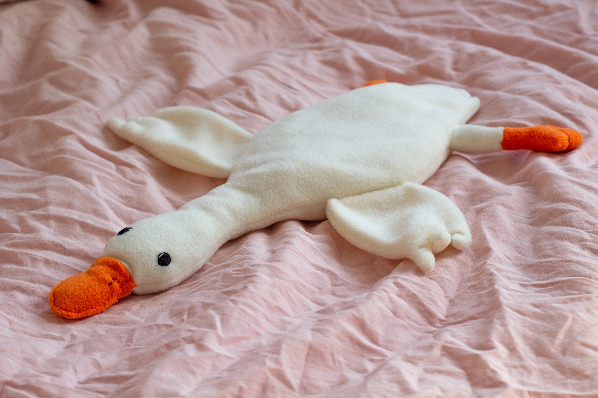 Goose plush, Baby comforter Duck, duck plush toy