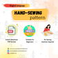 PDF pattern Felt rooster toy, PDF and SVG pattern