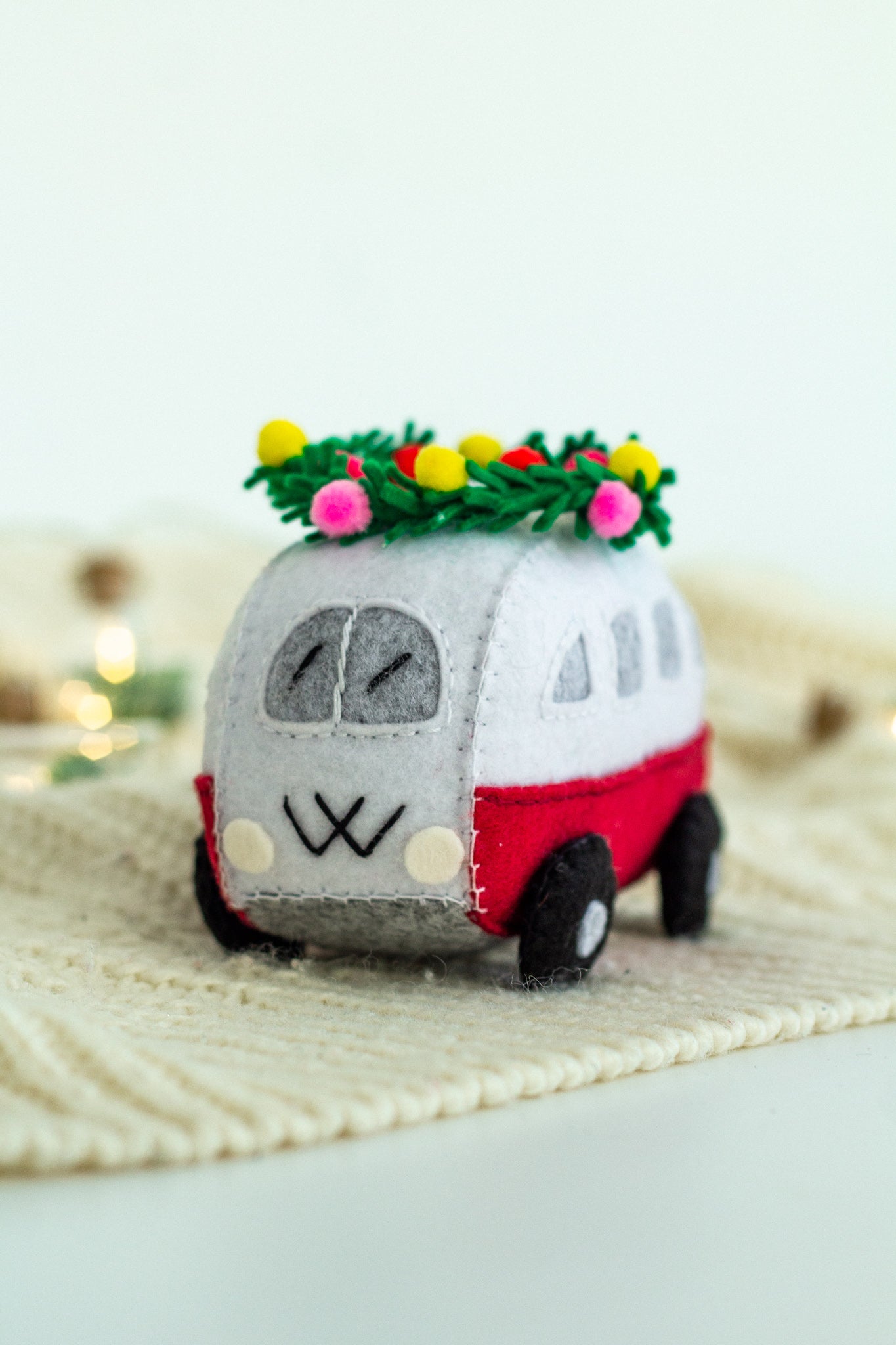 Bus Christmas Ornament Toy - WoollyFox