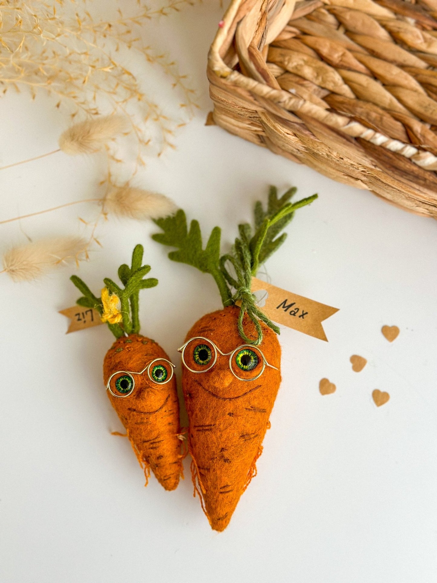 Carrot Decorations - WoollyFox
