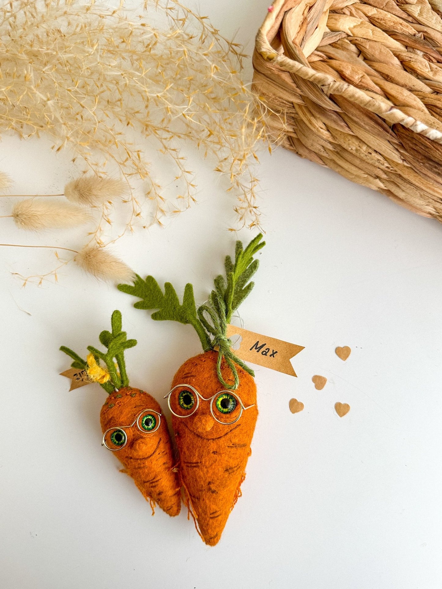 Carrot Decorations - WoollyFox