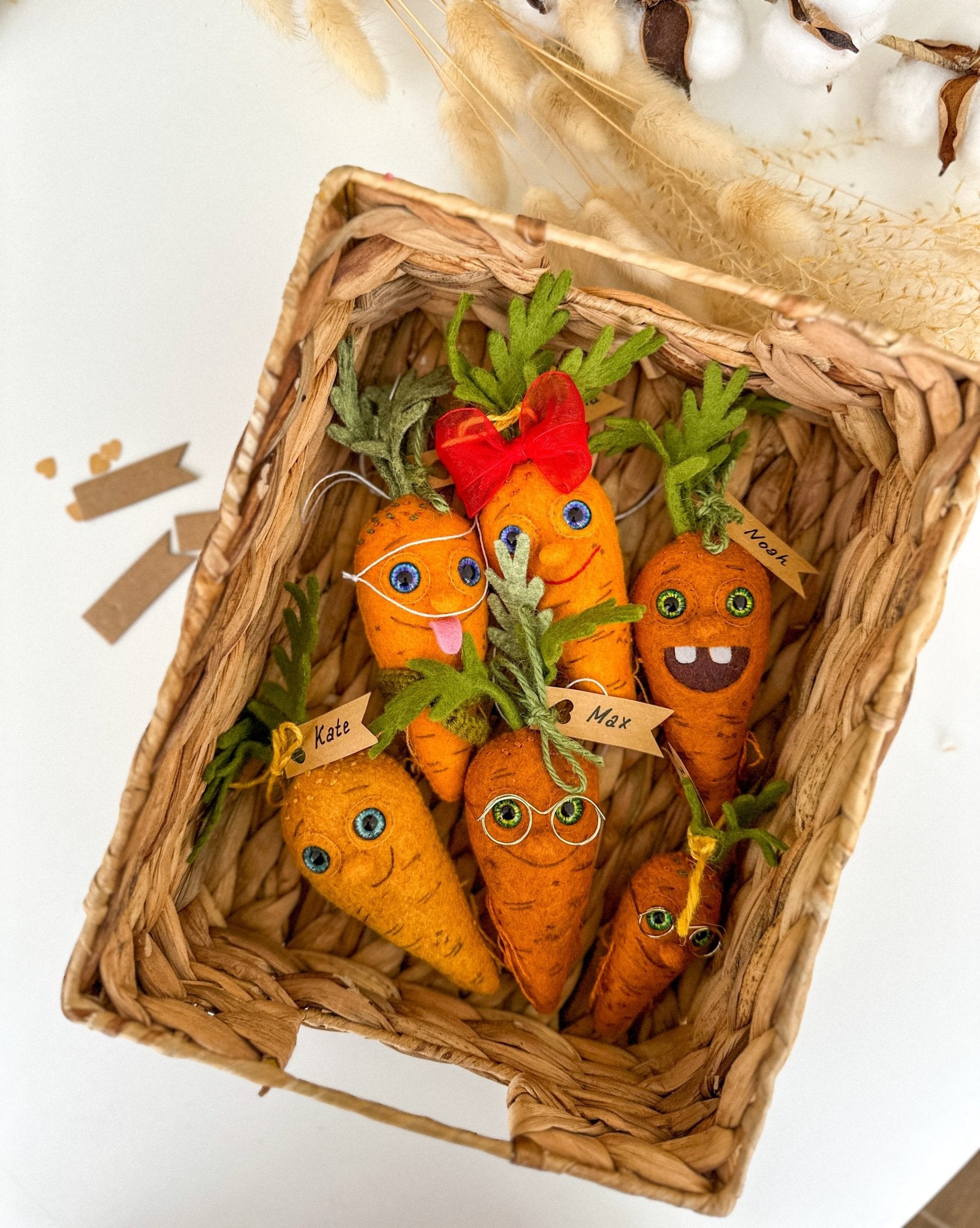 Carrot Decorations - WoollyFox