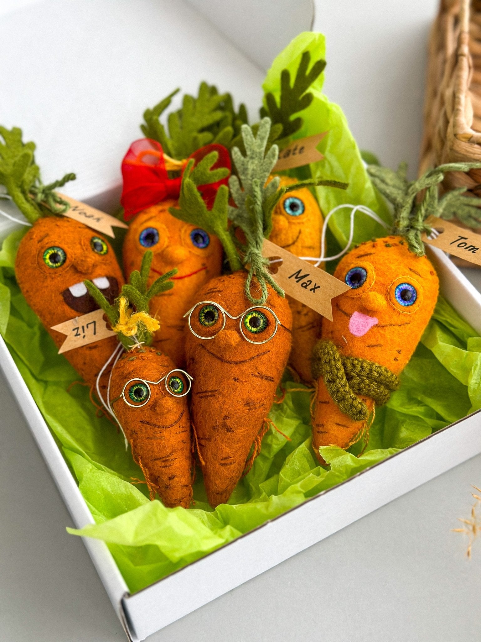 Carrot Decorations - WoollyFox