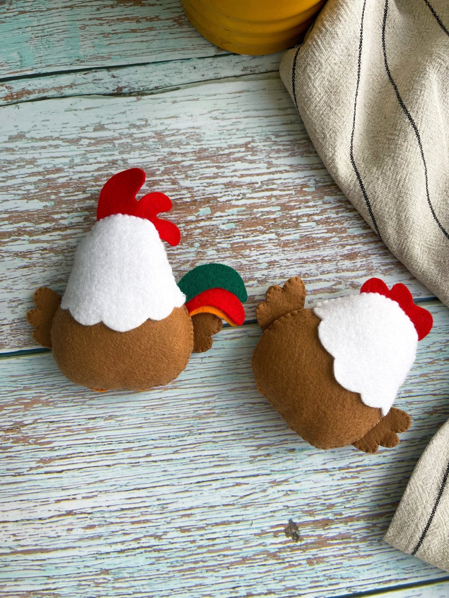 Chicken and Cuckoo Pattern PDF - WoollyFox