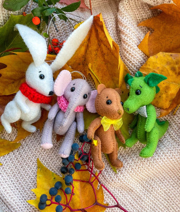 Christmas Animal Ornaments - WoollyFox