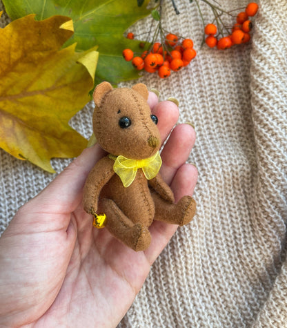 Christmas Bear Ornament - WoollyFox
