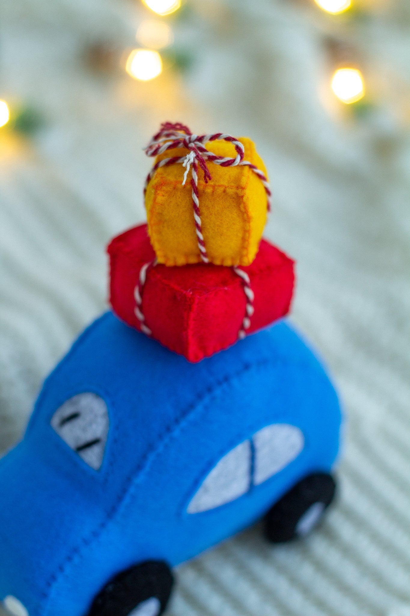 Christmas Car Baby Toy - WoollyFox