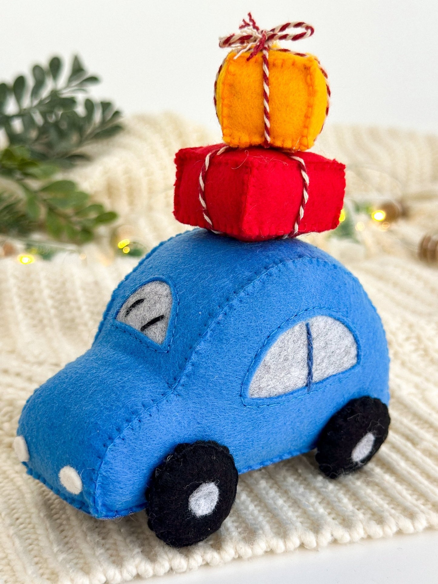 Christmas Car Baby Toy - WoollyFox
