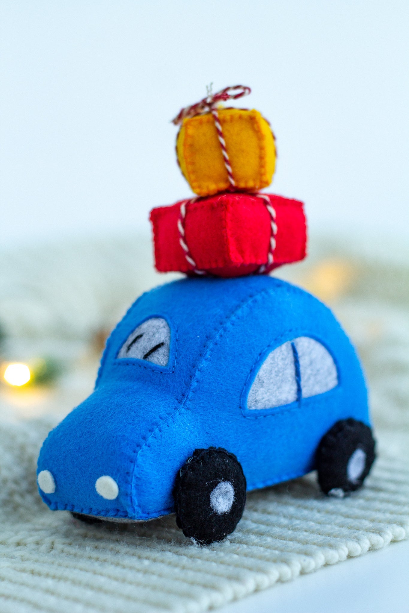 Christmas Car Baby Toy - WoollyFox