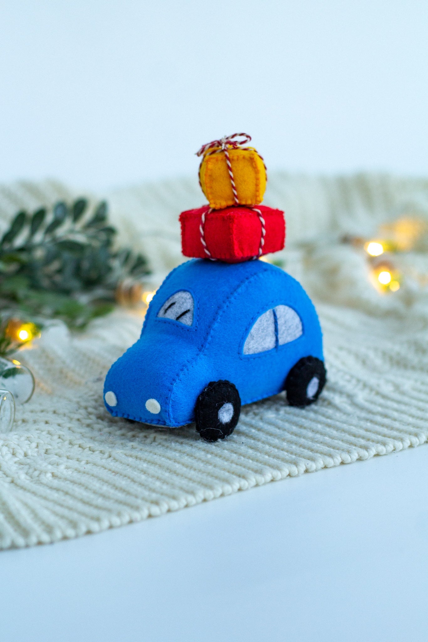 Christmas Car Baby Toy - WoollyFox