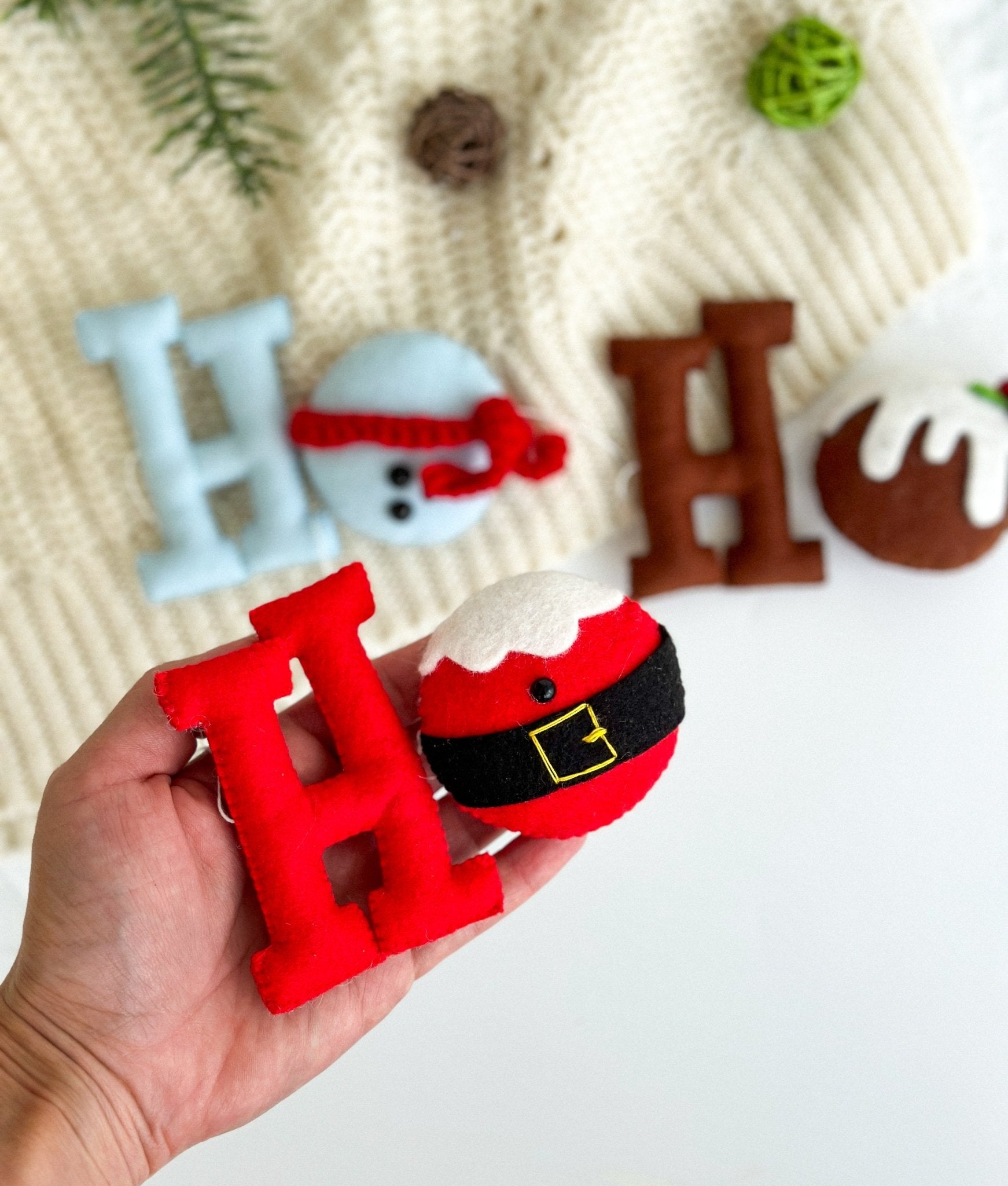 Christmas Garland Ho - Ho - WoollyFox