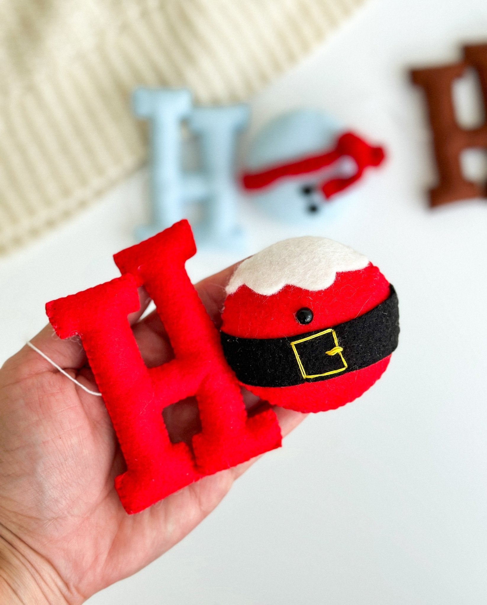 Christmas Garland Ho - Ho - WoollyFox