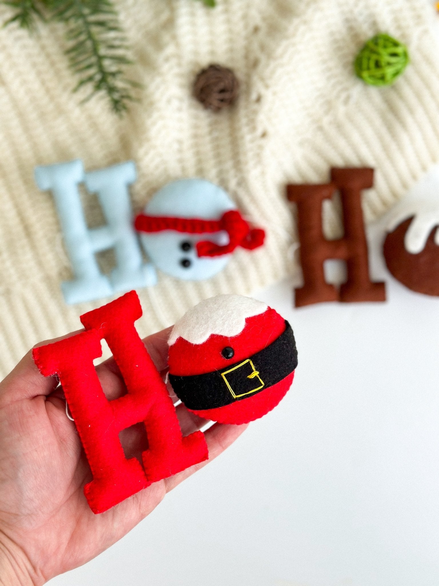 Christmas Garland Ho - Ho - WoollyFox