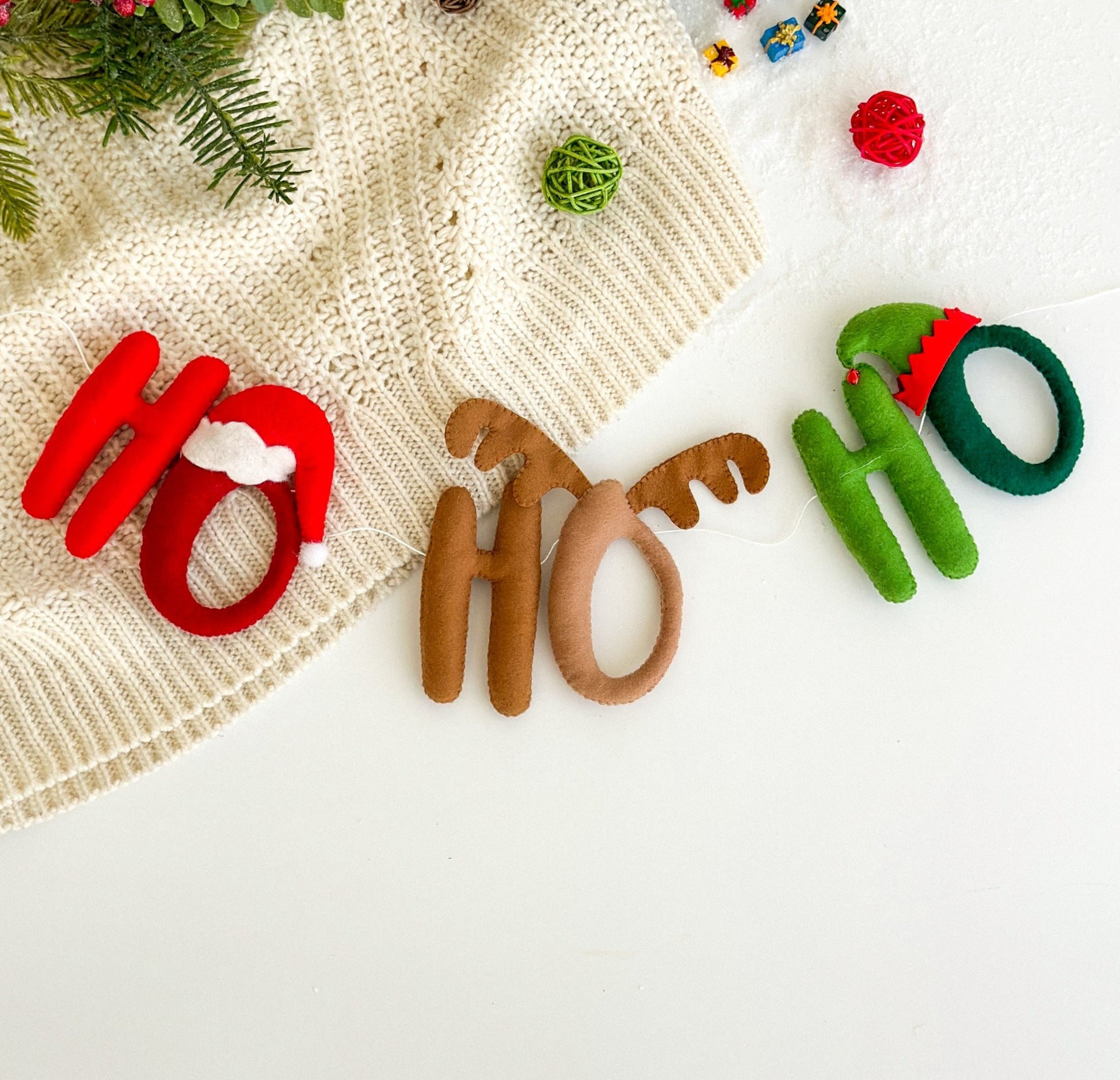 Christmas Garland Ho - Ho - Ho - WoollyFox