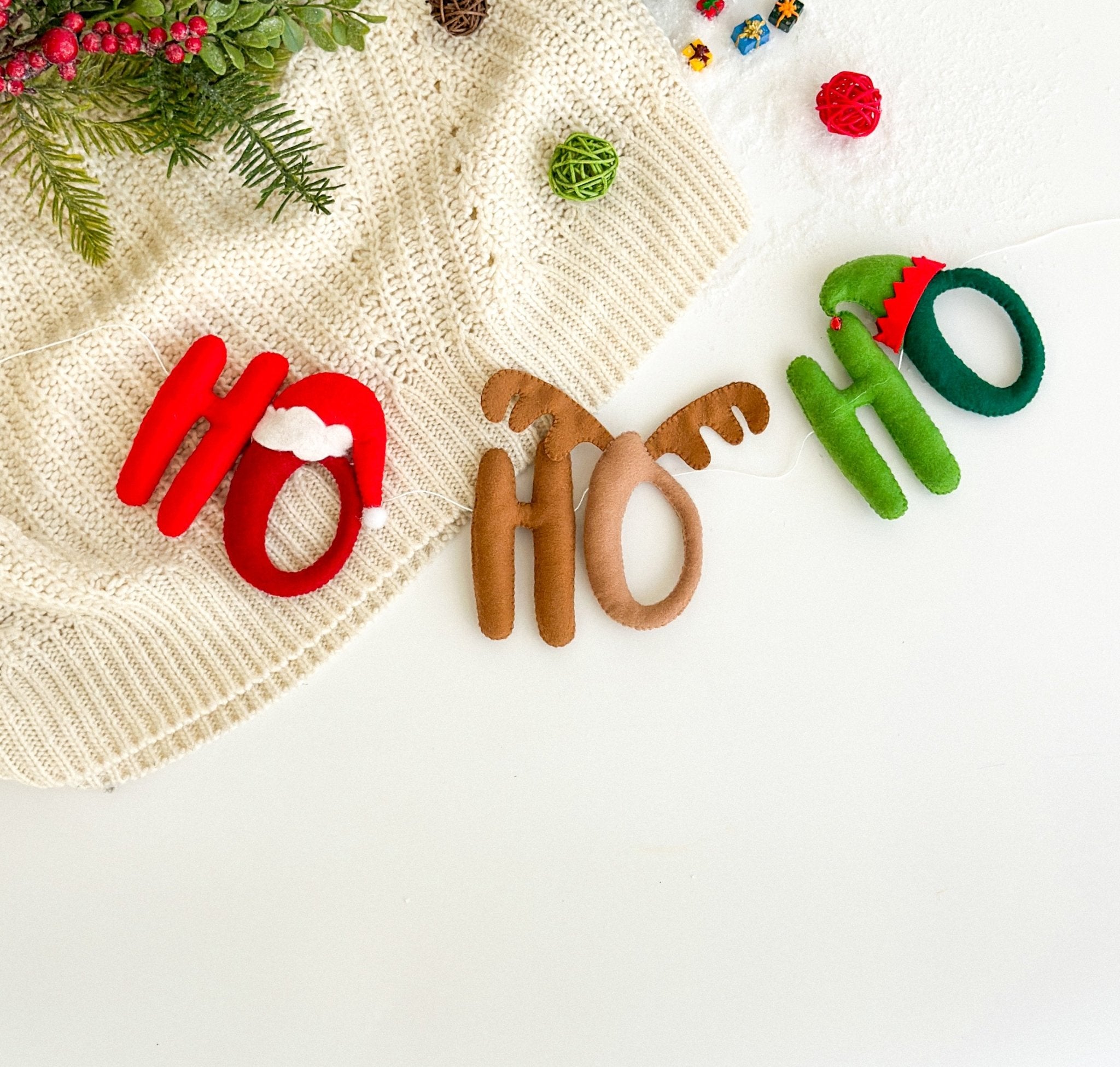 Christmas Garland Ho - Ho - Ho - WoollyFox