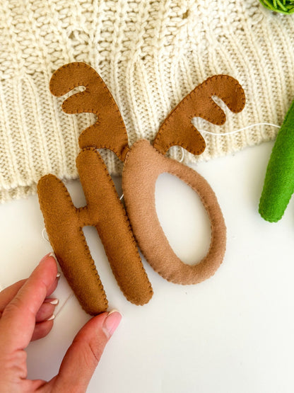 Christmas Garland Ho - Ho - Ho - WoollyFox