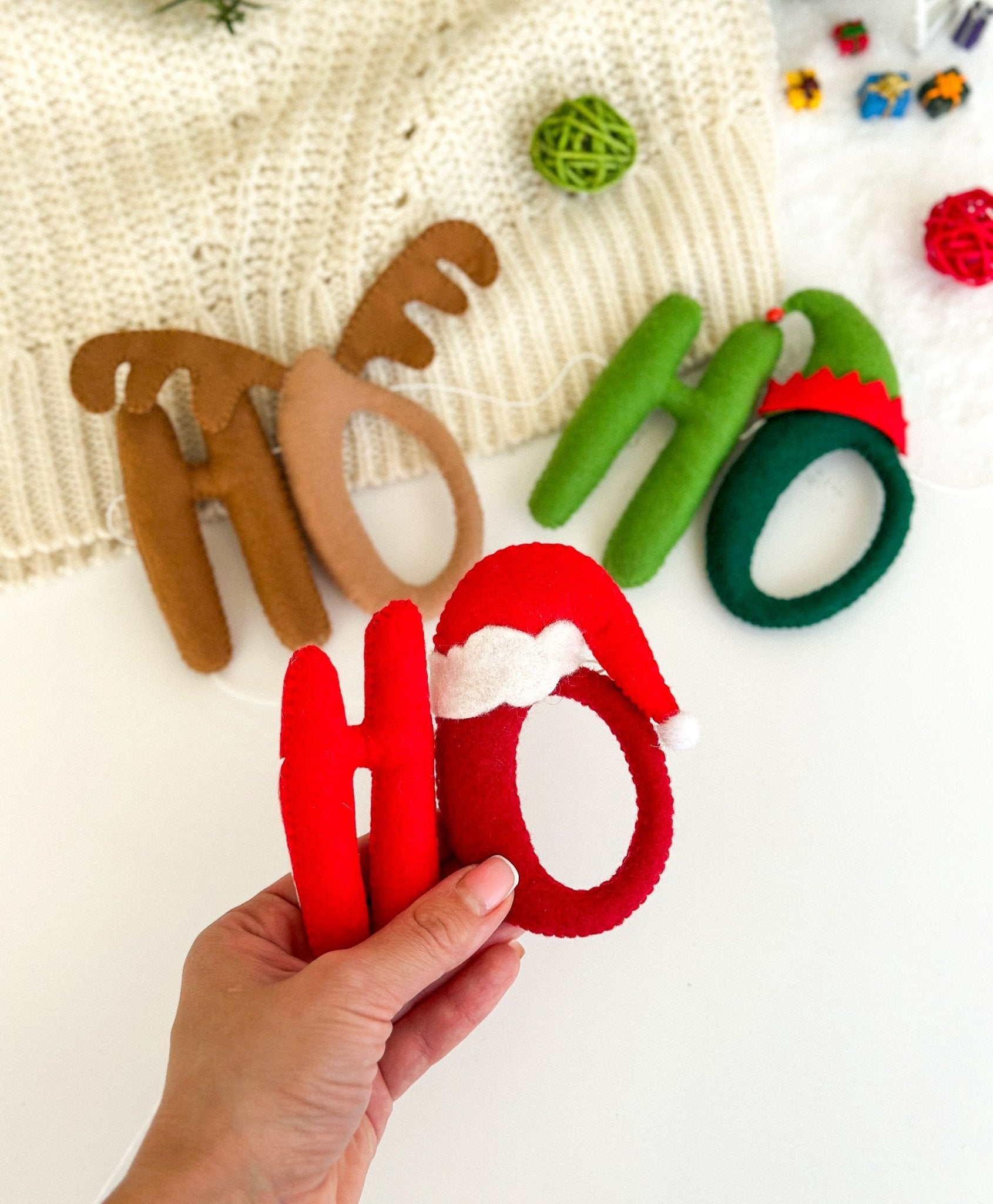 Christmas Garland Ho - Ho - Ho - WoollyFox