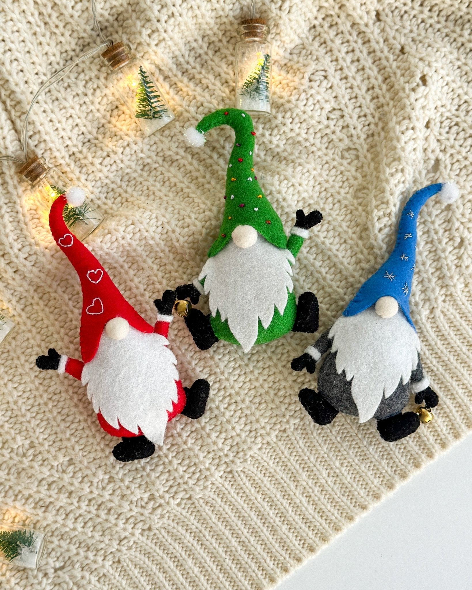 Christmas Gnome Ornament - WoollyFox