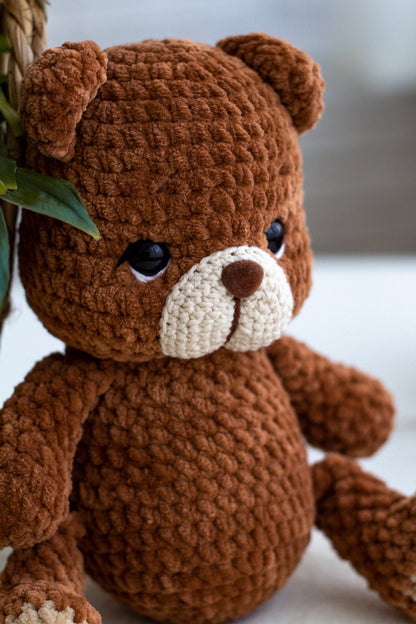 Crochet Bear Plushie - WoollyFox