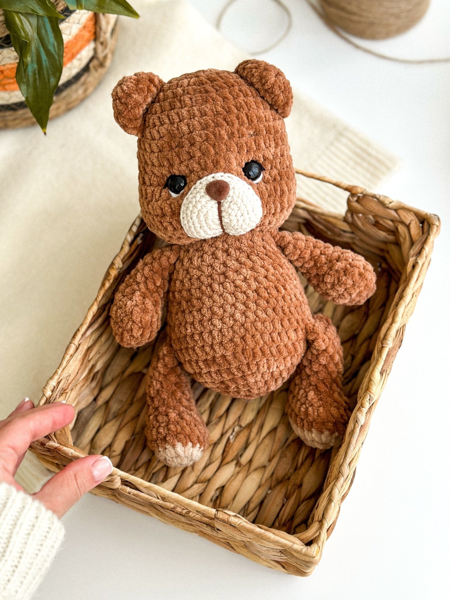 Crochet Bear Plushie - WoollyFox