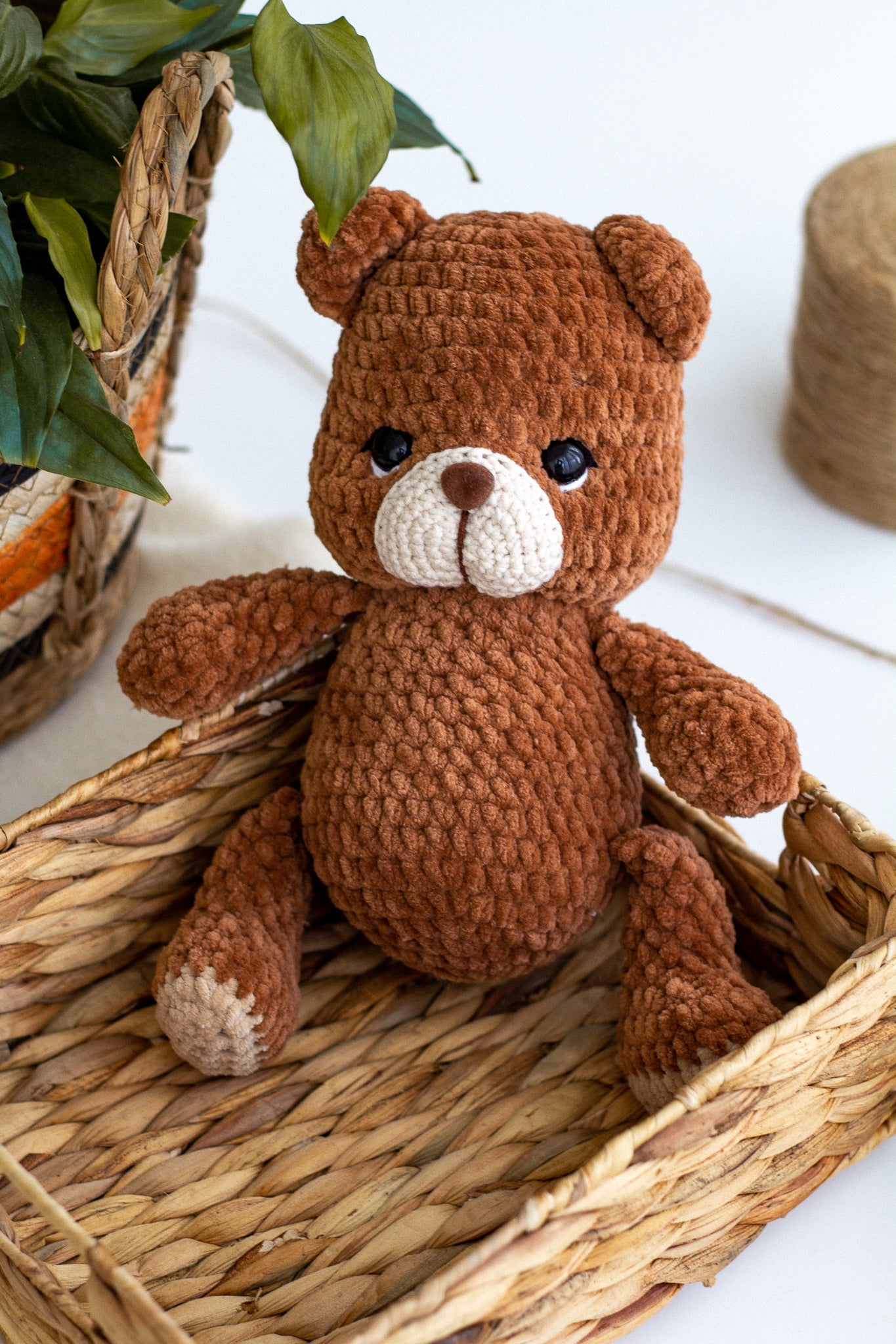 Crochet Bear Plushie - WoollyFox