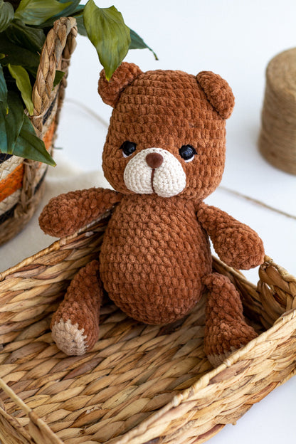 Crochet Bear Plushie - WoollyFox