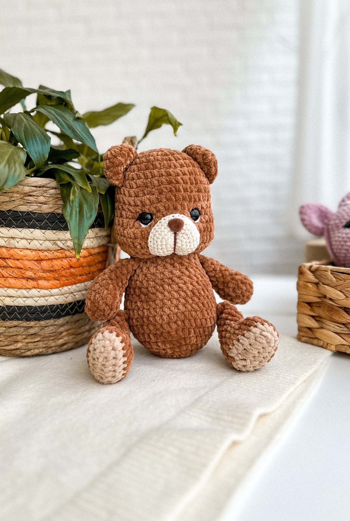 Crochet Bear Plushie - WoollyFox