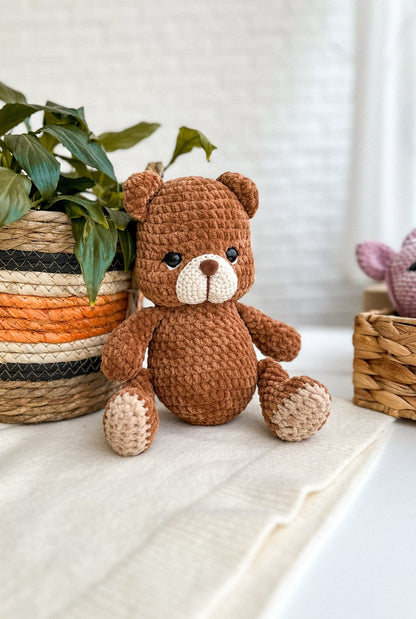 Crochet Bear Plushie - WoollyFox