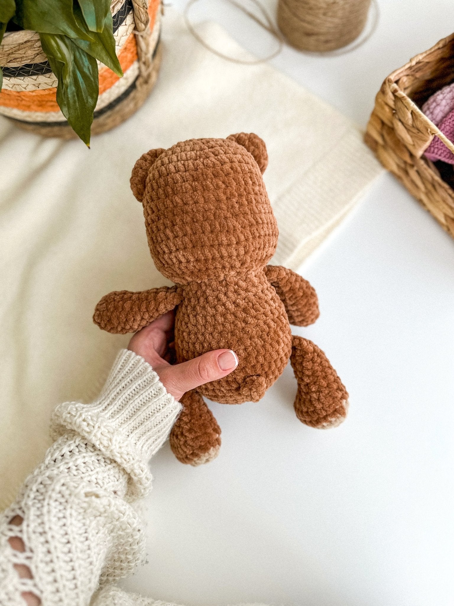 Crochet Bear Plushie - WoollyFox