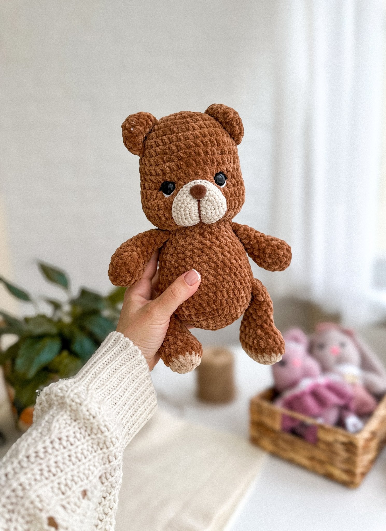 Crochet Bear Plushie - WoollyFox