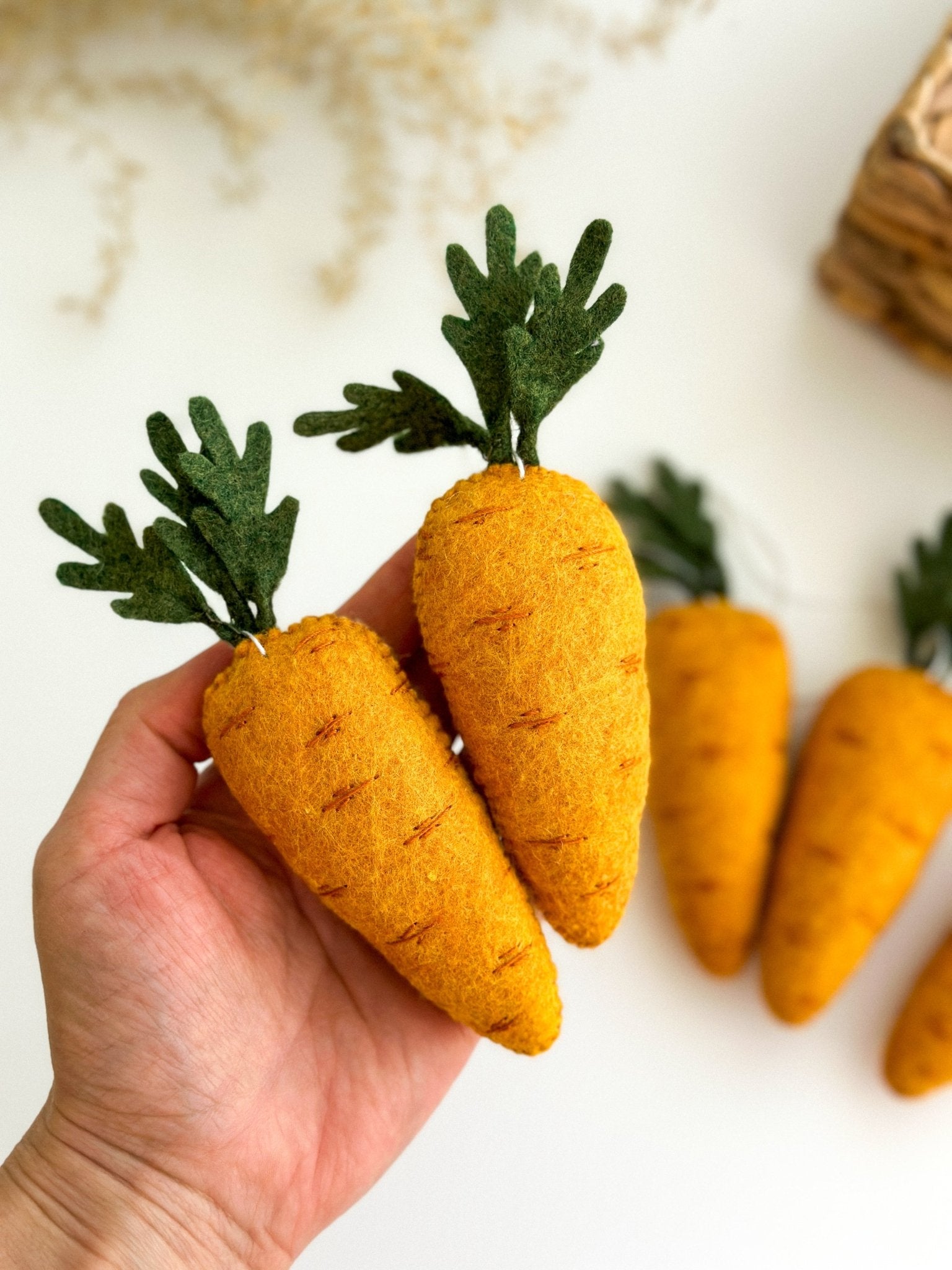 Easter Carrot Ornaments - WoollyFox