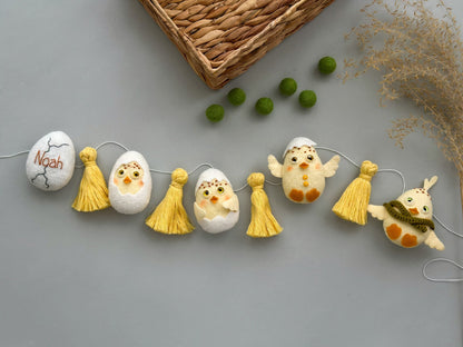 Easter Chicken Garland - WoollyFox