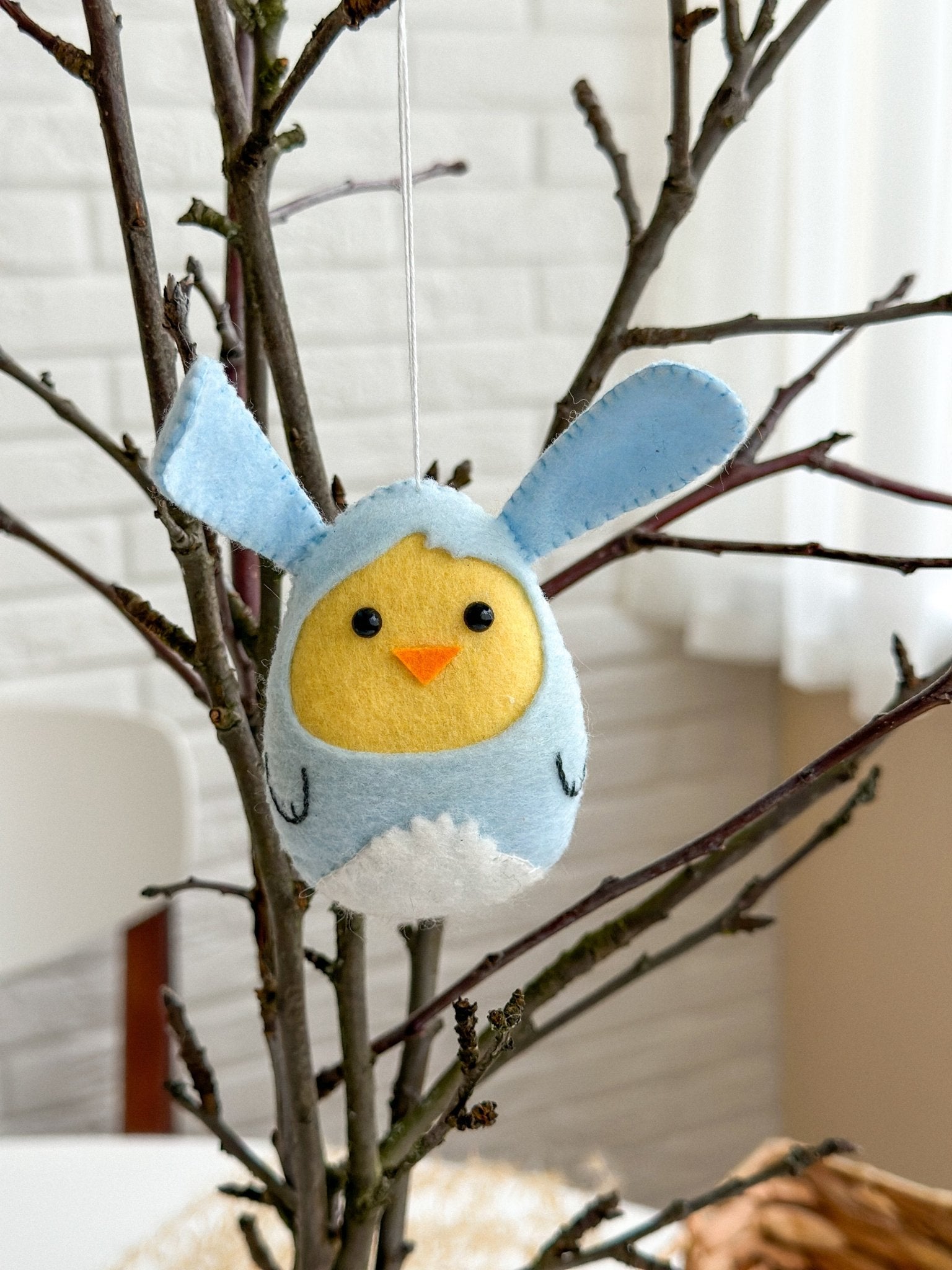 Easter Chicken Ornament - WoollyFox